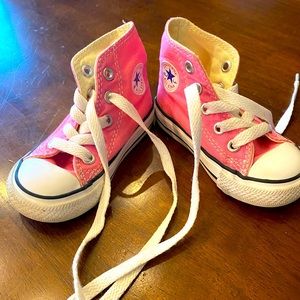 Pink toddler Converse
